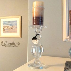 debi Lilly pillar glass globe stand